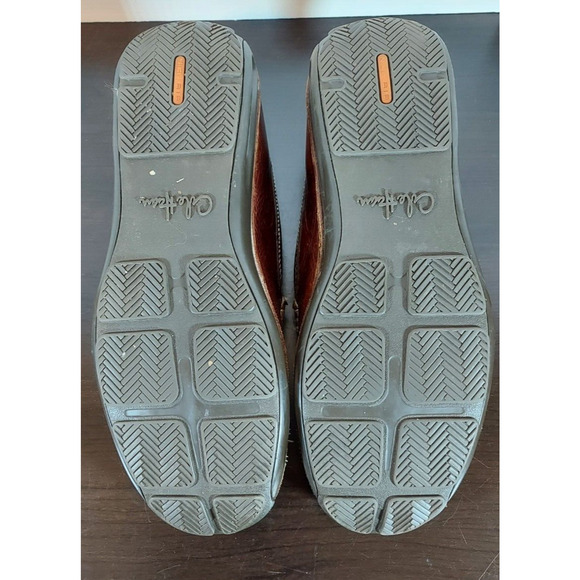 COLE HAAN NikeAir Mens Brown Leather Slip-on Loafer Shoes C09043 Size 9.5 - Picture 6 of 7